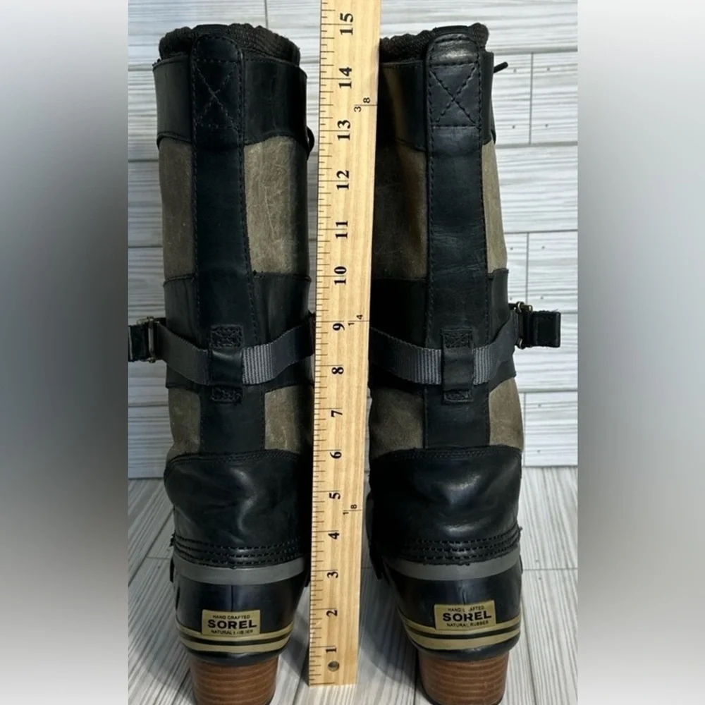 Sorel Conquest Carly Boots Womens Leather Waterproof Tall boots